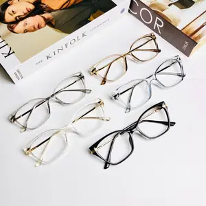 {BELI 1 PCS KACAMATA GRATIS 1 KACAMATA NORMAL} Frame Kacamata Luxury Cat Eye 8206 lensa Blueray Photocromic Bluecromic Standar Optik