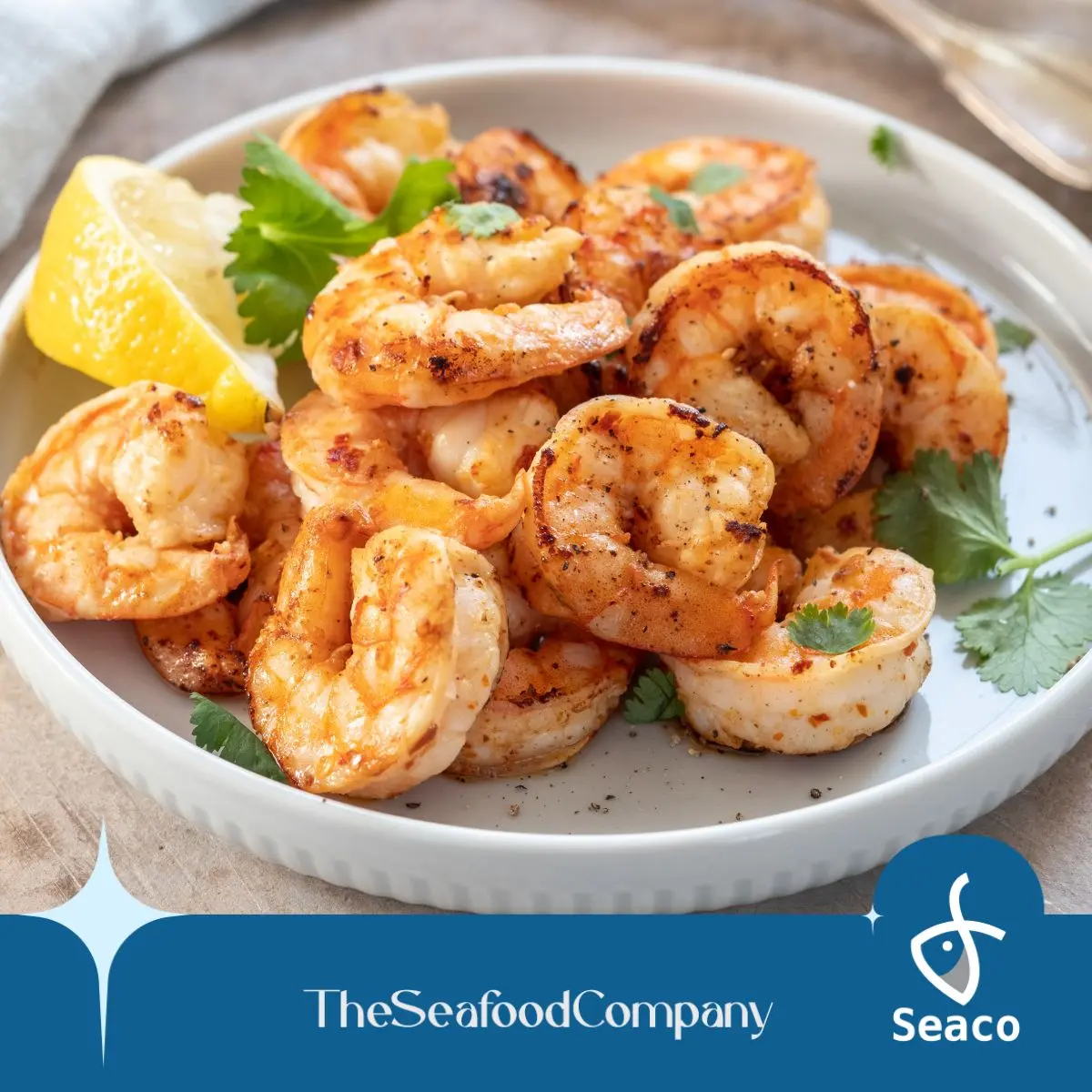 [Seaco] Cooked Vannamei Deveined Tail Off Prawn (31-40)