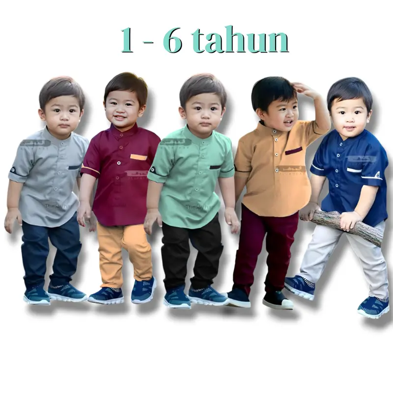 stelan koko anak SOPAL / setelan anak muslim / baju koko anak / turki / kurta / pakistan / viral Abu Katun 0