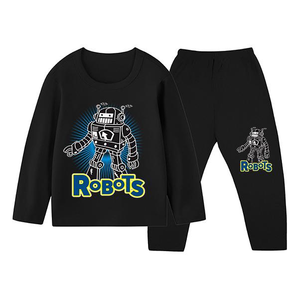 Setelan Piyama Baju Tidur Gambar Robot Kaos & Celana Panjang Anak Laki-Laki Ukuran XS-XXL ID-40 Nyaman Dengan Mesin DTF Berkualitas Setelan Piyama Baju Tidur Gambar Robot Kaos & Celana Panjang Anak Laki-Laki Ukuran XS-XXL ID-40 Nyaman Dengan Mesin DTF Berkualitas