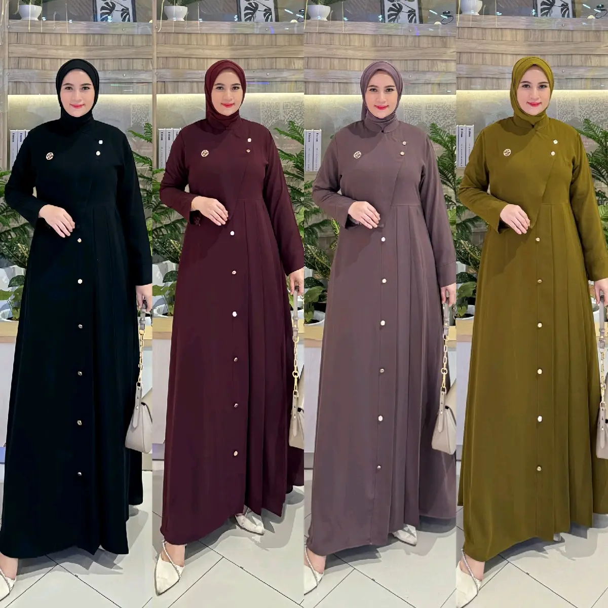 Yumna dress gamis zahra terbaru