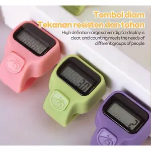 Tasbih Digital Mini Model Cincin LED / Alat Hitung Digital Tally Counter Manual Hand Counter / Alat Penghitung Digital / Finger Counter / Alat Hitung Jari / Dzikir Digital Cincin SH T11
