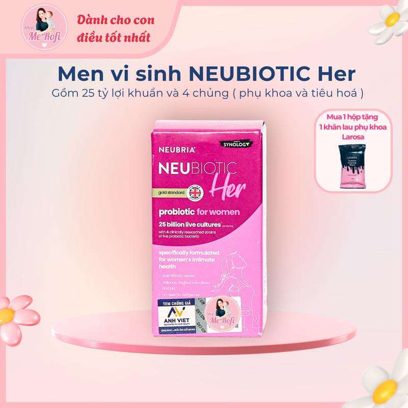 ID1 Men vi sinh Neuher Anh Quốc 25 tỷ lợi khuẩn an toàn cả mẹ bầu 30 viên - Mẹ Rofi