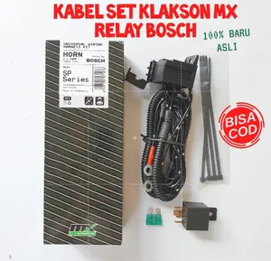 Kabel Set Relay Klakson MX 24Volt Universal Untuk Segala Macam Merk Klakson Bosch Hella Denso