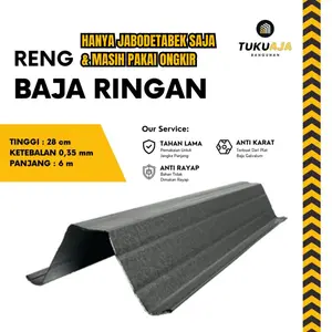 HANYA PENGIRIMAN JABODETABEK RENG Baja Ringan TRUSS 28 Panjang 6m Berkualitas