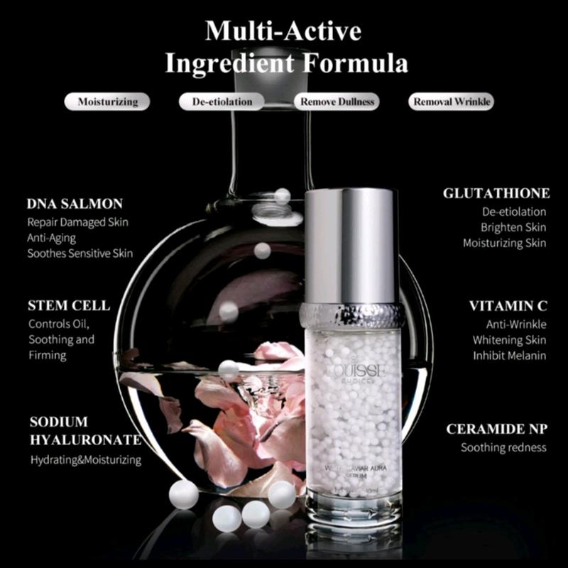 Louisse Choice White Caviar Aura Serum/Moisturizer 40ml Brightening Skin Soothing Redness Lifting 5