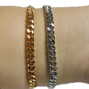 Gelang Sisik Naga 5 mili - Gelang wanita - Gelang Titanium Lapis Emas 18k Bracelets