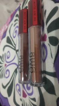 Product Review of OMBRE OMG LIPCREAM NO 13 LATTE & NO 12 SCARLETT Waterproof from m** s**5 0