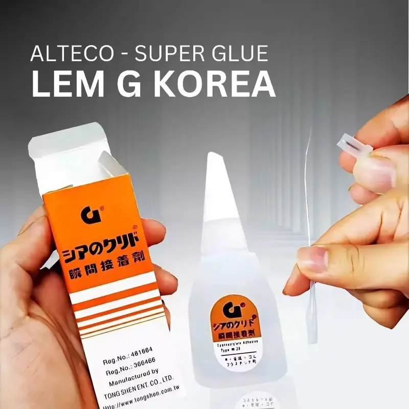 ￼Lem Setan Super Rekat Glue Korea Perekat Super Rekat / Lem Power Lem Korea G Original Asli