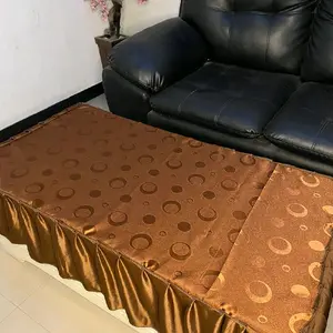 Taplak Meja Murah cantik Promo Diskon embos volcad Rumbai Kain Dekorasi