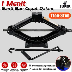 Dongkrak Mobil BLACK/1ton dongkrak mobil /dongkrak gunting / dongkrak pengangkat tipe tangan / - untuk perbaikan ban mobil