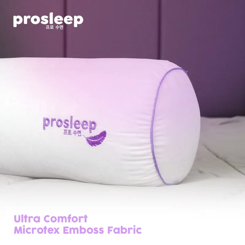 [GULING PREMIUM] Prosleep Probolster Korean Nano Fiber - Guling Hotel Bed - Goose Down Feel - Bulu Angsa Sintetis- Super Empuk Kain Premium Microtex Emboss 3