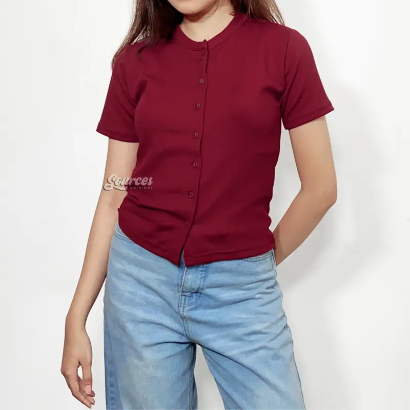 SEKAR TOP BLOUSE / ATASAN CROP SANTAI WANITA / SOURCES INDONESIA 0