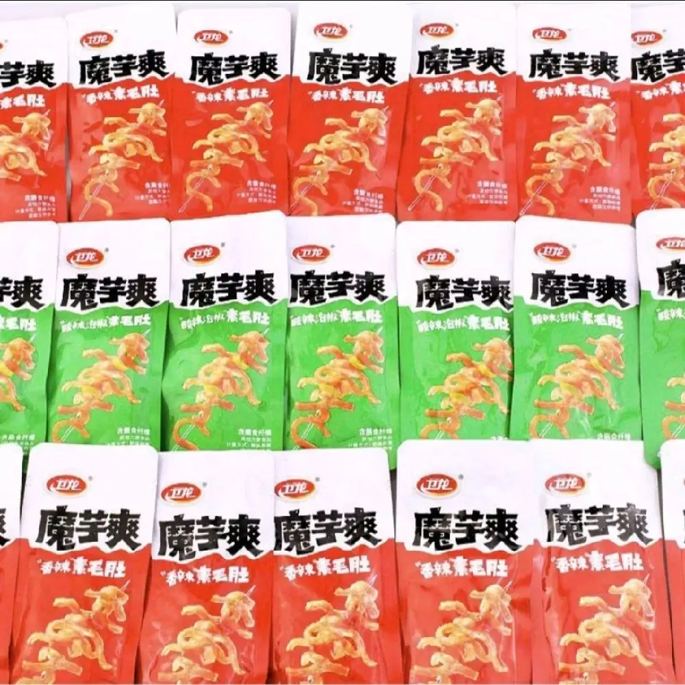 MAKANAN RINGAN ASAM PEDAS WEILONG KONJAC SHUANG SOUR & HOT 42+9 gr