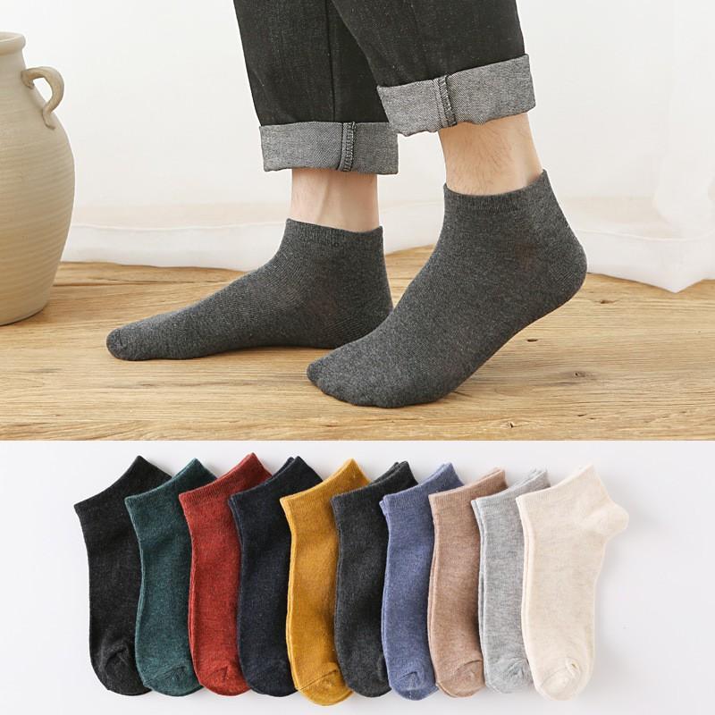 kaos kaki pendek polos semata kaki polos Katun Motif Dewasa Nyaman 6