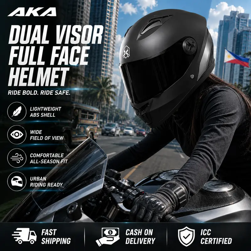 RYZEN HELMET ZX400V XV V2 MODULAR DUAL VISOR MONO Full Face with