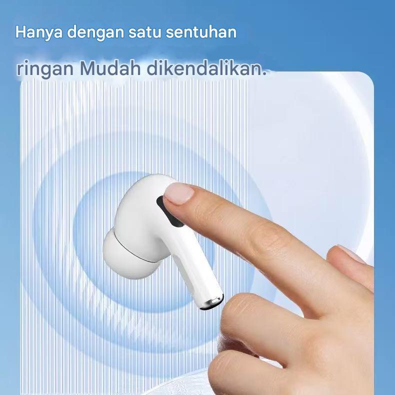 AI TWS Original TWS Earphone Nirkabel Bluetooth 5.3 Dual MIC Stereo Noise Reduction Bass HIFI Touch Control Earbuds