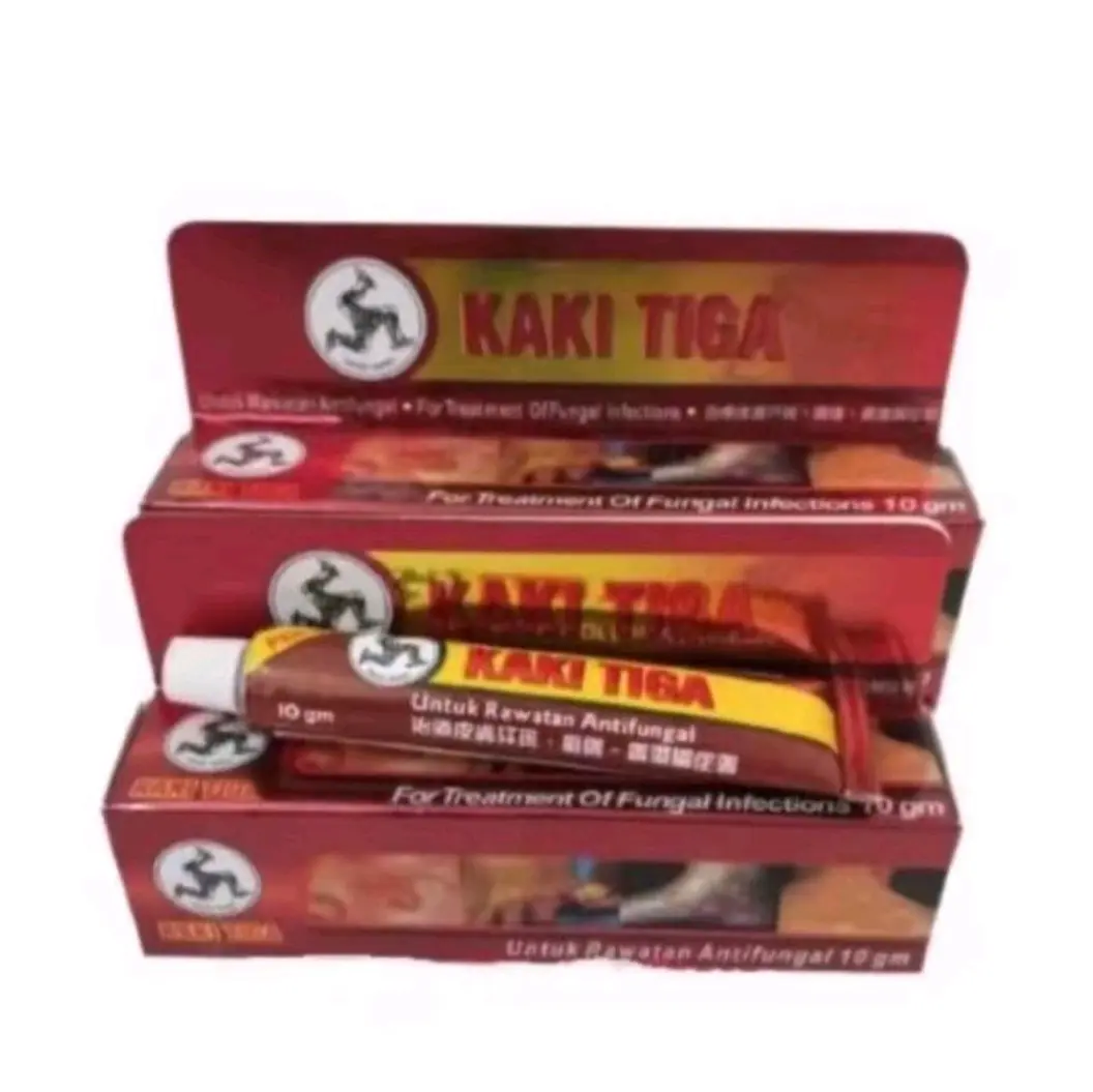 Cap kaki Tiga Cream 10g Soap