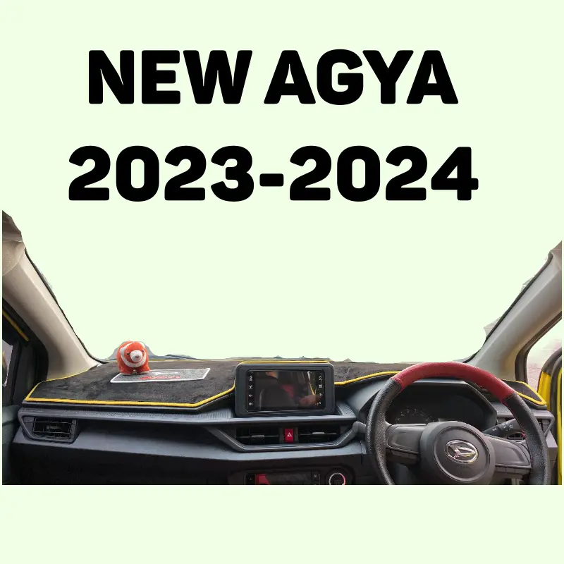 COVER DASHBOARD MOBIL NEW AGYA 2023 - ALAS KARPET PELINDUNG DASBOR TOYOTA 2024 Car