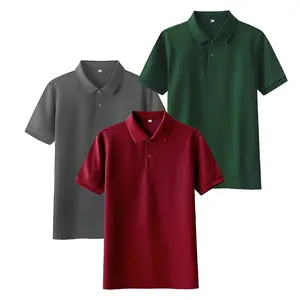 Kaospolos - Polo Pria Lengan Pendek Polos Paket 3PCS | Basic Premium Nyaman Dipakai Seharian