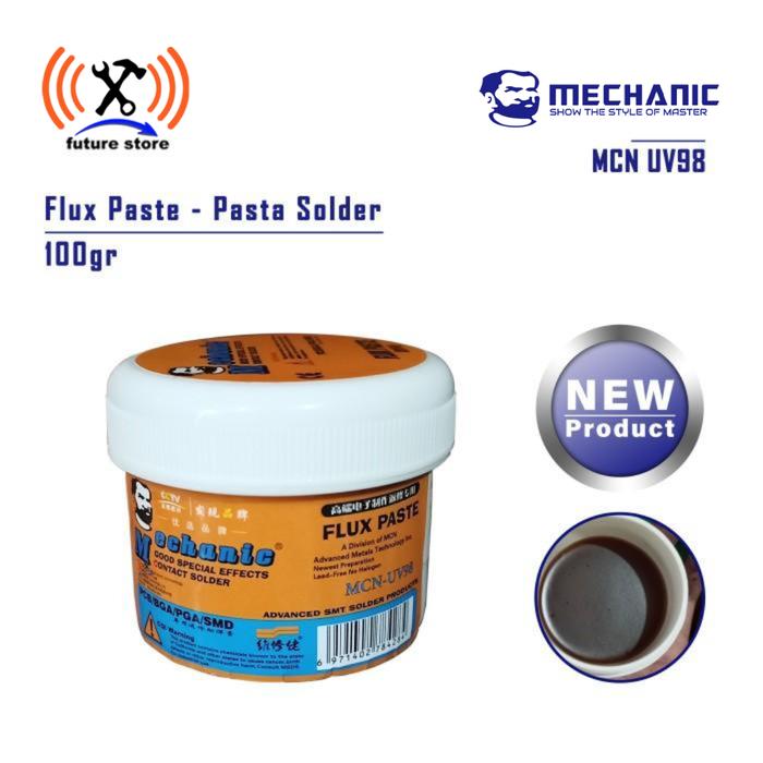 Gambar Mechanic MCN-UV98 Flux Paste - Pasta Solder (100gr) Original dari future store Kota Tangerang Tokopedia