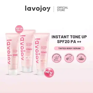 Lavojoy Let It Glow Daily Shine Body Serum Instant Tone Up SPF 20 PA++ 180ml | 00 Orgininal | 01 Cream Beige | 02 Warm Sand