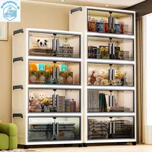 【COD】SALVO Lemari Penyimpanan Pakaian Multifungsi/Lemari Penyimpanan Lipat/Lemari Pakaian Menarik & Modis