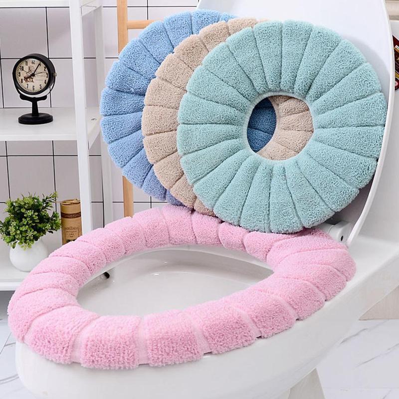 Product Introduction of Thảm Bọc Bồn Cầu, Ấm Áp Mùa Đông, Đệm Bồn Cầu Phòng Tắm, Dày Hơn Và Mềm Mại, Có Tay Cầm, Có Thể Giặt Được, Thích Hợp Cho Mùa Đông, U1C0 27