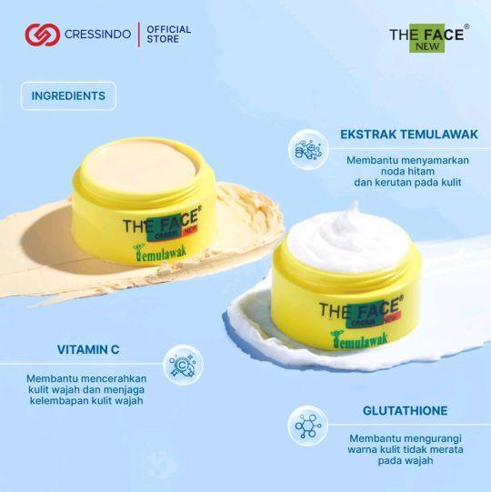 The Face Temulawak Day & Night Cream netto 30gr with 5% Niacimade The Face Temulawak Day & Night Cream netto 30gr with 5% Niacimade