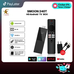 SMOON 240T Google TV - Voice Note - Android TV Stick - Youtube - Netflix - Wifi - 2+32GB - Internet