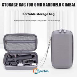 Draagbare opbergtas voor DJI-Osmo Mobile 8, PU lederen cardanische tas