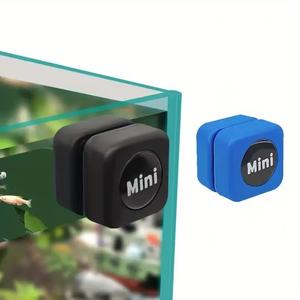 Mini Cepillo Magnético para Acuario, Limpiador de Vidrio Pequeño, Raspador de Algas de Doble Cara, Herramienta de Limpieza para Acuarios, Wh09 Cepillo para Acuario