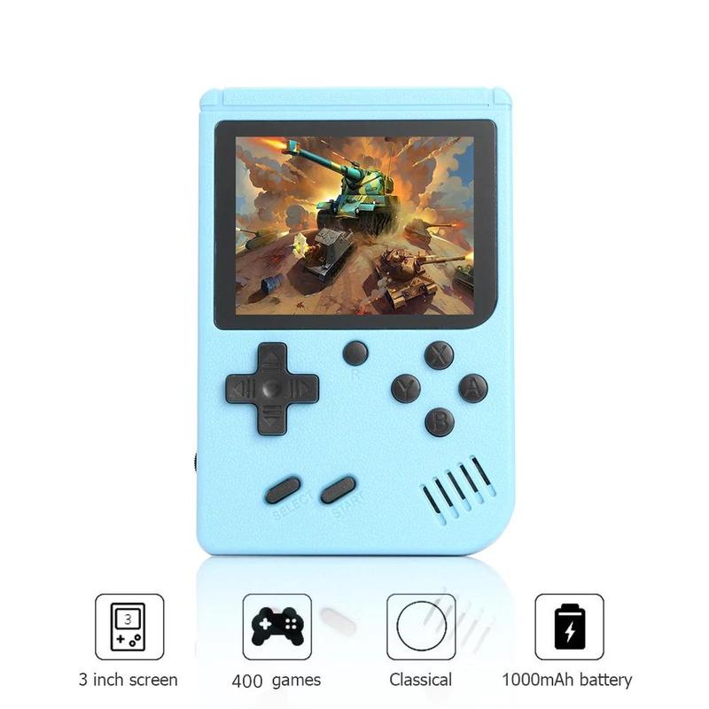 Product Introduction of 400 In 1 Retro Game Console Handheld Game Console 8-Bit Mini Handheld Video Game Console 3.0 Inch Lcd Screen for Birthday Gift 22