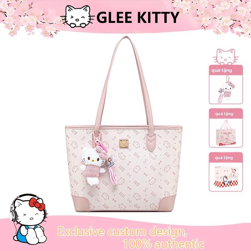 GLEE KITTY Túi nữ Glee Kitty Túi tote phong cách sang trọng nhẹ nhàng độc đáo với họa tiết đáng yêu và thiết kế độc quyền 2025 mới.