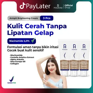 【Paket Hemat 3 PCS】 PHERINI Armpit Brightening Cream Underarm Whitening Mencerahkan Tubuh
