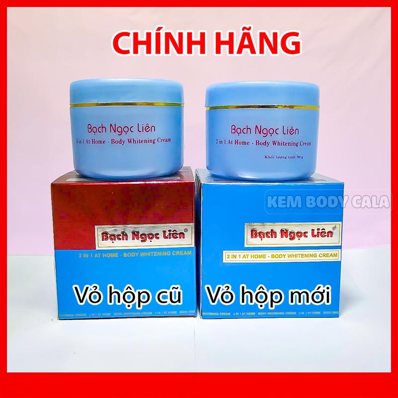 9 hãng Kem body Bạch Ngọc Liên Xanh Hồng hỗ trợ dưỡng trắng body dùng trực tiếp hoặc mix kem hộp 90gr
