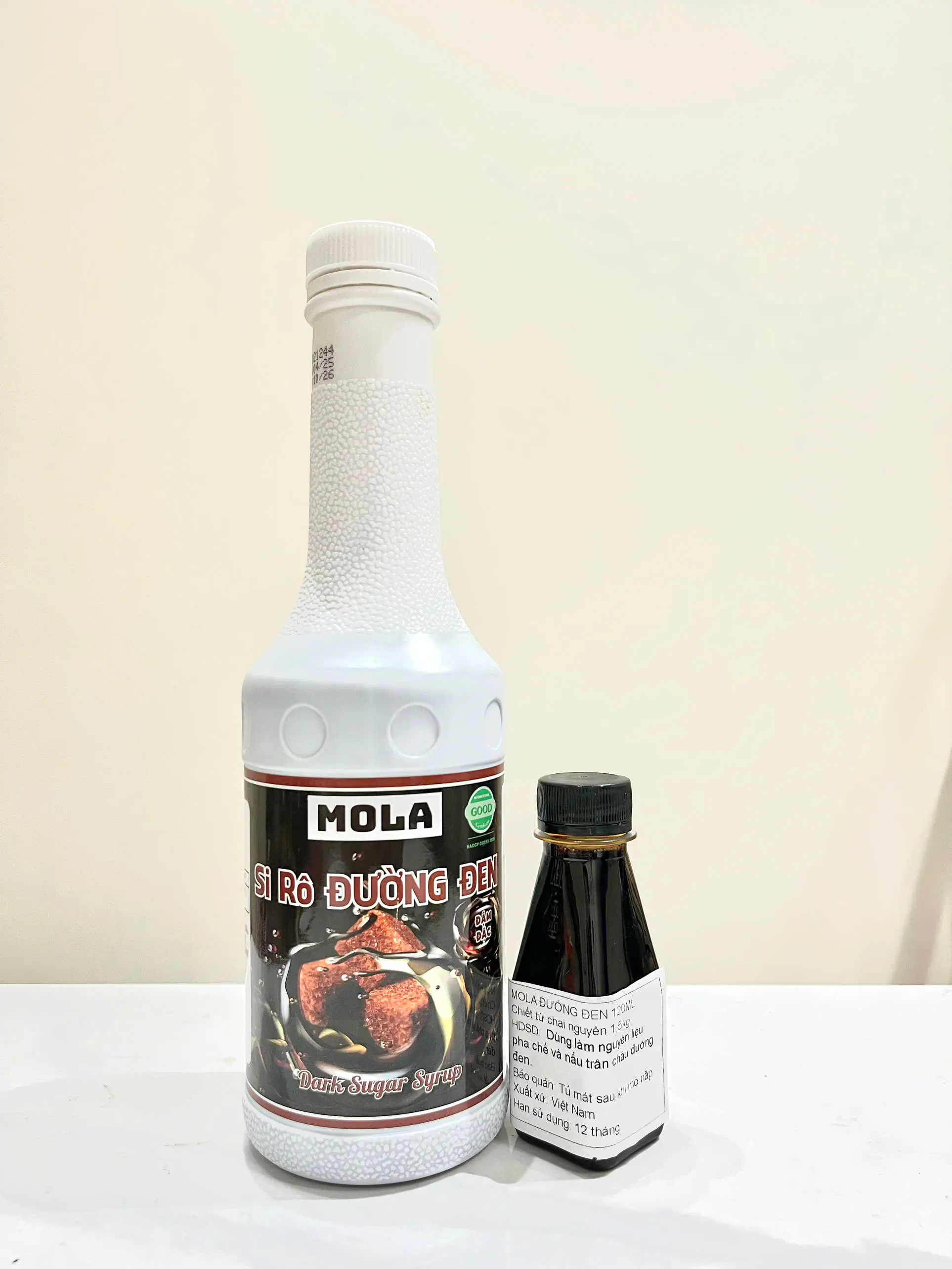 [Chai 120ml] Mola Đường Đen-Dùng làm nguyên liệu pha chế cho các loại thức uống, làm bánh.