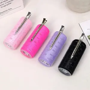 Senyum H1147 Roll Rambut Jumbo Free Jepit Aluminium Alat Styling Heatless Roller Poni Alat Rambut Gelombang Keriting Tahan Lama untuk Penampilan Cantik