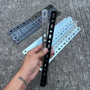 BREKET PLAT BOLONG PLAT BESI HARGA 1BIJI BREKET SERBA GUNA LUBANG BAUT 6MM ( BAUT 12 ) UKURAN PANJANG 30CM TEBAL 1,5MM BRECKET PLAT MOTOR BREKET PLAT  BREKET GANTUNGAN KNALPOT BREKET LAMPU BREKET PLAT NOMOR BOLONG SEBA GUNA