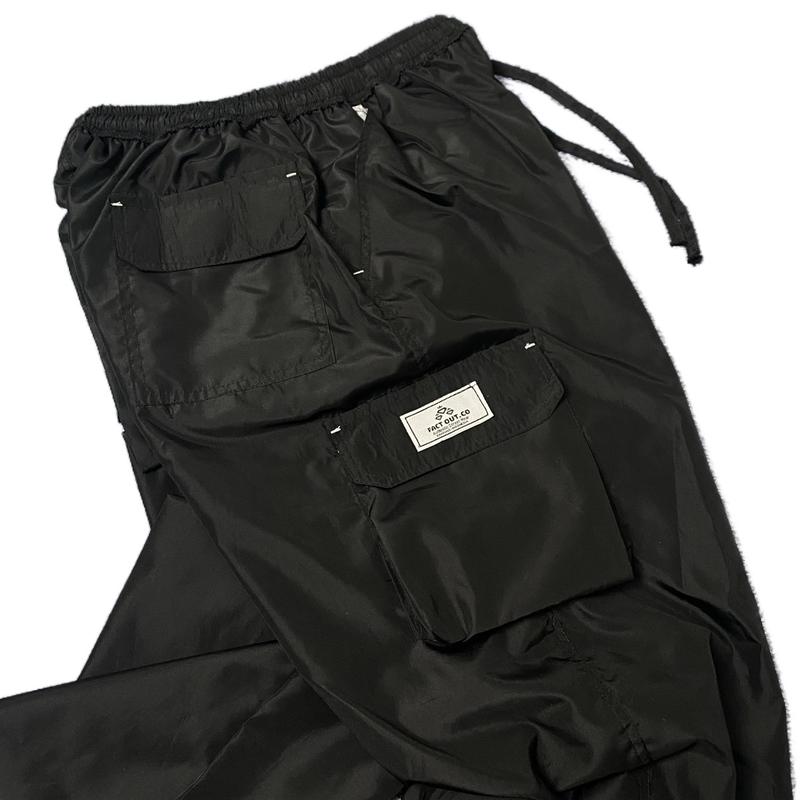 Cargo parasut panjang pria/wanita original Celana Dewasa Distro Slimfit Cowok Katun Hitam Casual 2