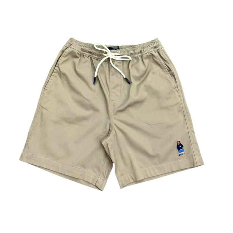 Quần Short Kaki Nam Nữ STEVE BEAR Vải Kaki Cotton Menswear Thun Unisex Đen/Trắng/Beige Kate