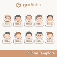 Gambar [42 pcs] Stiker Nama Alat Tulis Sekolah GISS161-170 by Grafichs - GISS161 dari Grafichs Kab. Bogor 3 Tokopedia