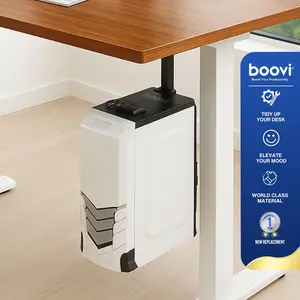 Boovi DE002 CPU Tray Steel Black – Rak CPU Komputer CPU Komputer Tatakan CPU