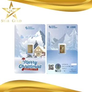 Logam Mulia Simba Series Christmas 1 Gram & 10 Gram Tahun 2024