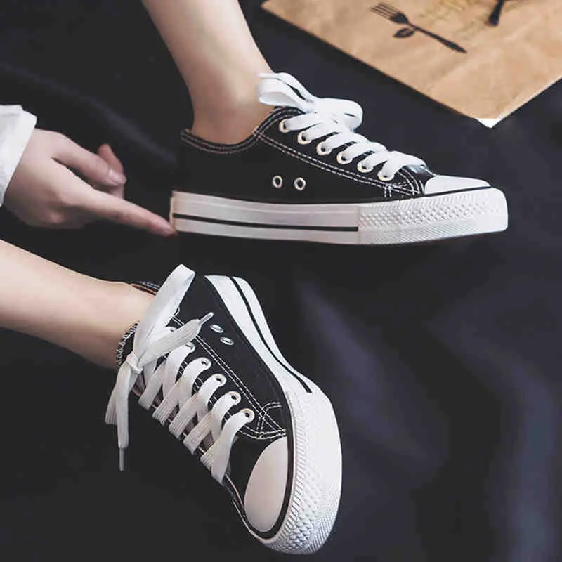 KOII "Free Box" (Size 36 - 41) Aerin Sepatu Wanita Canvas Bertali kasual Fashion Import Korea shoes 2