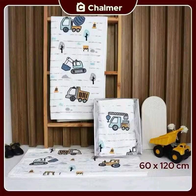 Best seller Handuk Bayi Chalmer Ukuran 60 x 120 cm Handuk Bayi Lembut Print Anak Karakter A 3