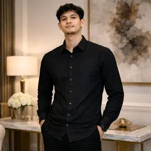 Kemeja Pria Polos Lengan Panjang Slim Fit Bahan Toyobo Premium Kemeja Kantor Formal