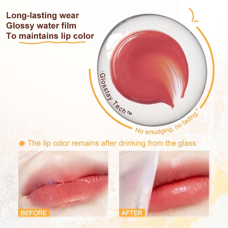 Judydoll Lip Gloss Mirror Water Light Lip Dew Ice Iron Lip Glaze Lipstick Not Easy to Stick Cup Not Easy to Fade Lip Gloss Lip Makeup Mirror Water 3