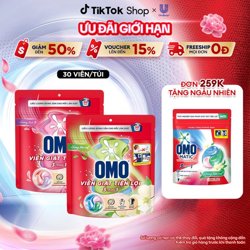 Túi viên giặt tiện lợi OMO 3 trong 1 [1]