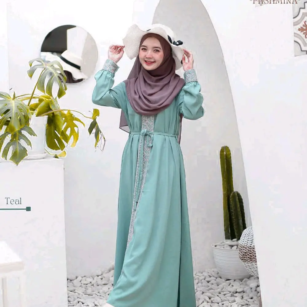 Teal set pasmina M